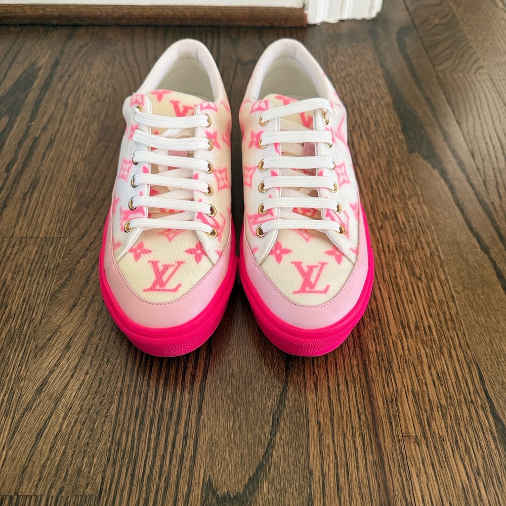 Louis Vuitton Stellar leather trainers - Picture 8 of 11